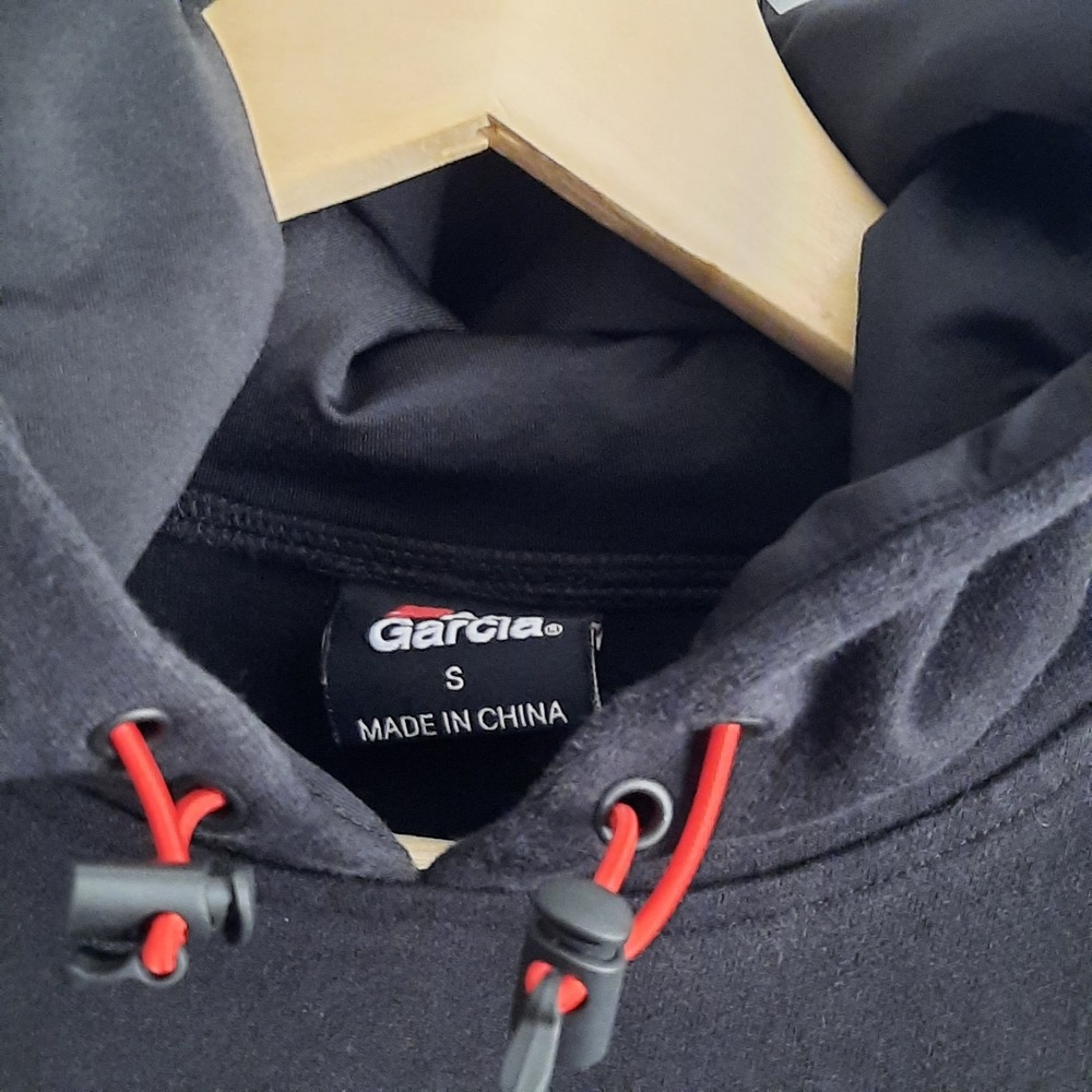 Abu Garcia Hoodie Adult Small Black Sweatshirt‎ Fishing Revo Fleece Sweater - Picture 5 of 11